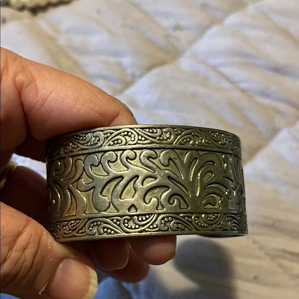 Intricate Silver Cuff Bracelet